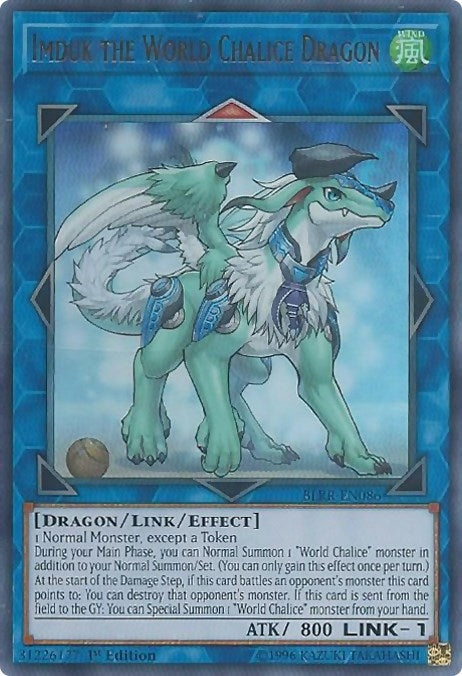 Image for Imduk the World Chalice Dragon (BLRR-EN086) (BLRR) - YuGiOh