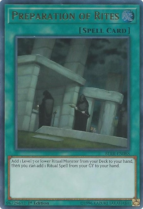 Image for Preparation of Rites (BLRR-EN088) (BLRR) - YuGiOh