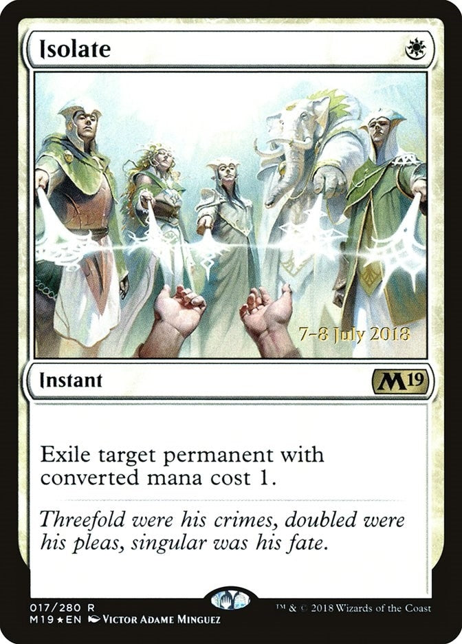 Image for Isolate (17) (Prerelease Cards) - Magic: The Gathering