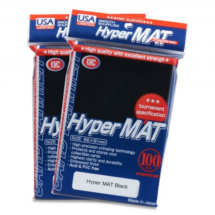 Image for USA Limited KMC Card Barrier - Hyper Matte - Black (100-Pack) - Card Sleeves
