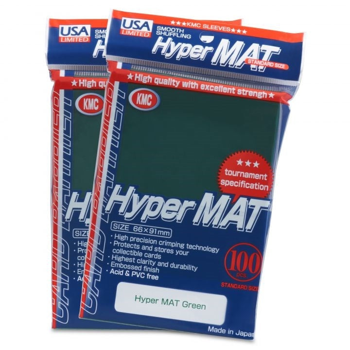 Image for USA Limited KMC Card Barrier - Hyper Matte - Green (100-Pack) - Card Sleeves