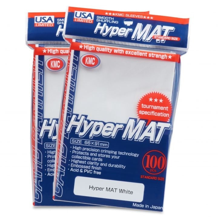 Image for USA Limited KMC Card Barrier - Hyper Matte - White (100-Pack) - Card Sleeves