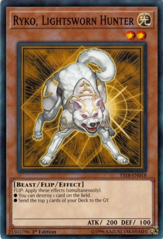 Image for Ryko, Lightsworn Hunter (YS18-EN018) (YS18) - YuGiOh