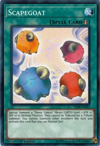 Image for Scapegoat (YS18-EN023) (YS18) - YuGiOh