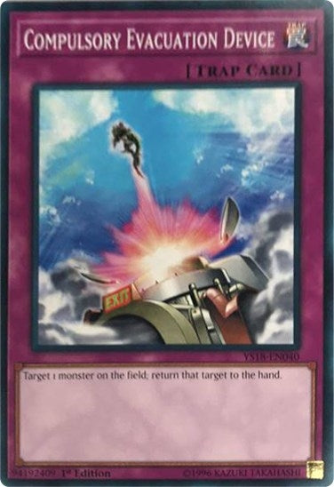 Image for Compulsory Evacuation Device (YS18-EN040) (YS18) - YuGiOh