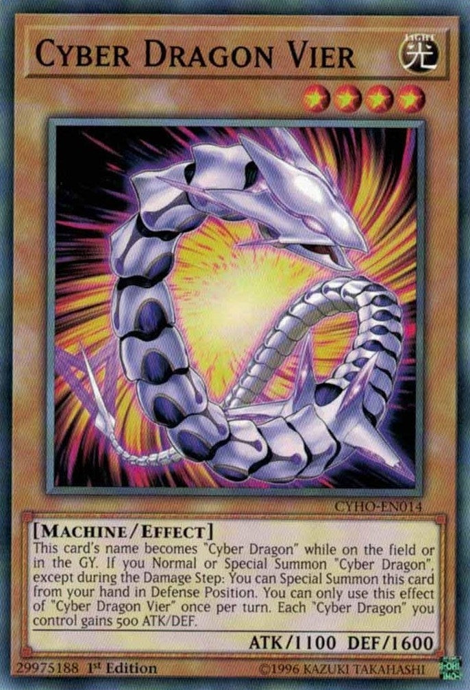 Image for Cyber Dragon Vier (CYHO-EN014) (CYHO) - YuGiOh