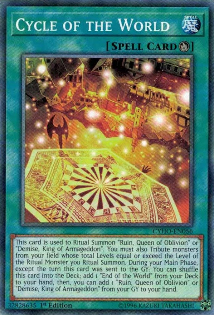 Image for Cycle of the World (CYHO-EN056) (CYHO) - YuGiOh