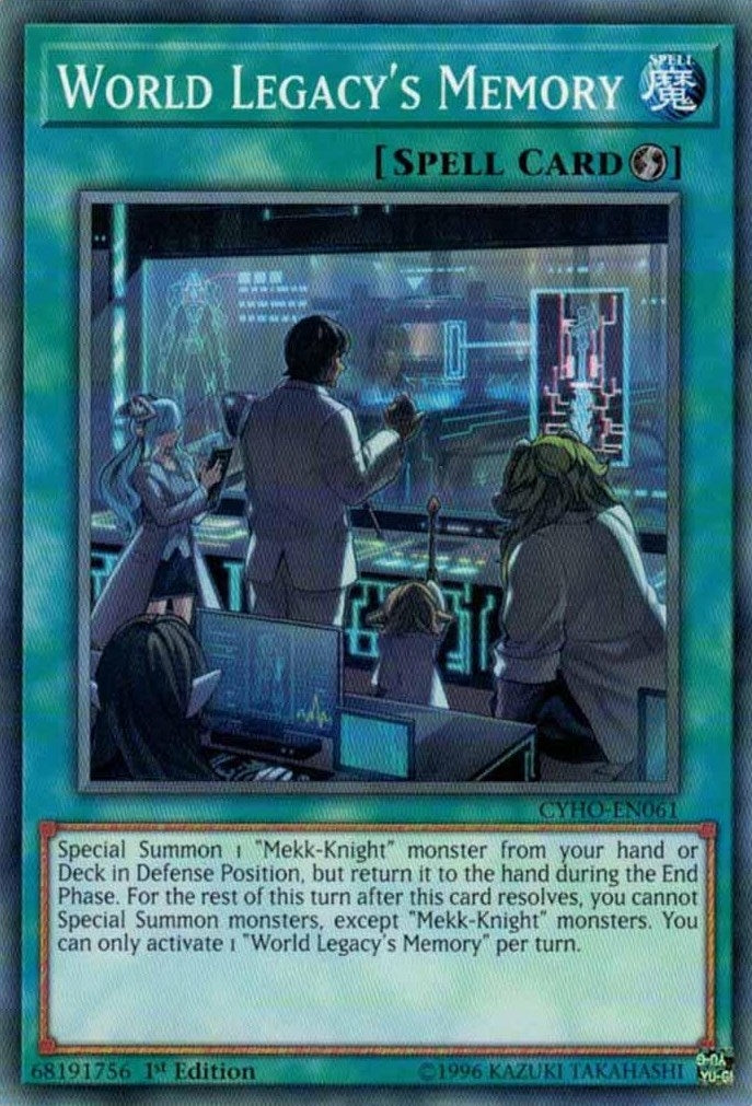 Image for World Legacy's Memory (CYHO-EN061) (CYHO) - YuGiOh