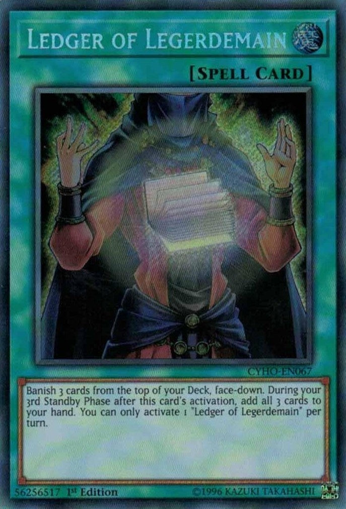 Image for Ledger of Legerdemain (CYHO-EN067) (CYHO) - YuGiOh