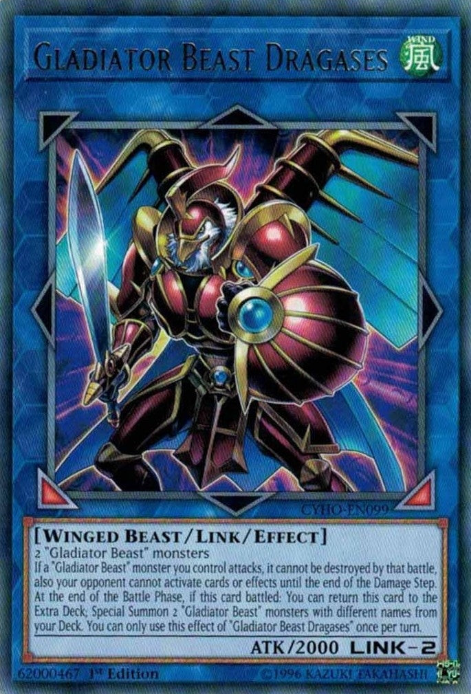 Image for Gladiator Beast Dragases (CYHO-EN099) (CYHO) - YuGiOh