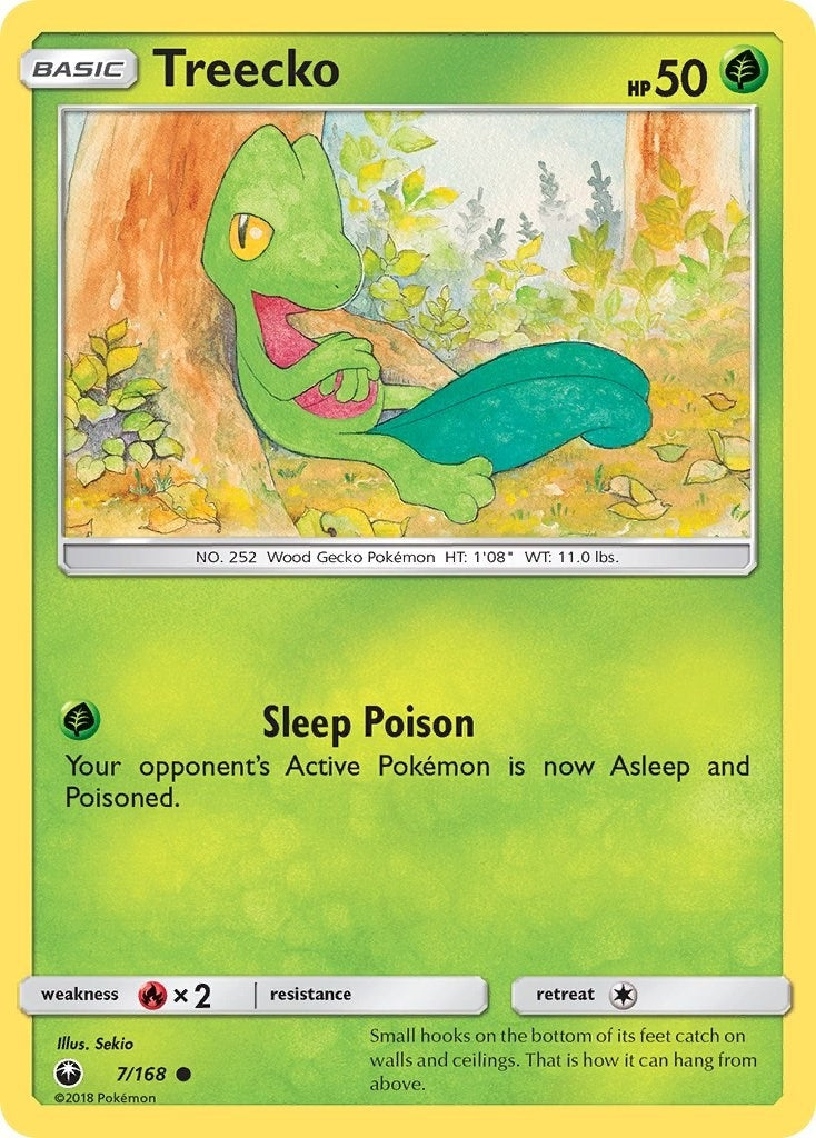 Image for Treecko (7) (7/168) (CES) - Pokemon