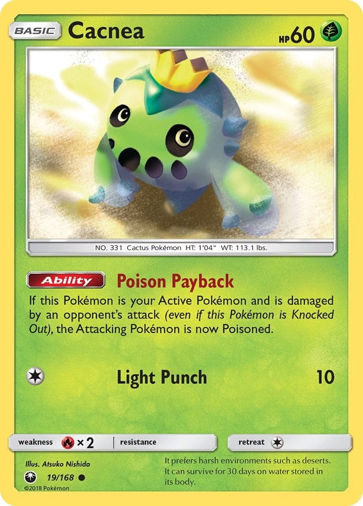 Image for Cacnea (19/168) (CES) - Pokemon
