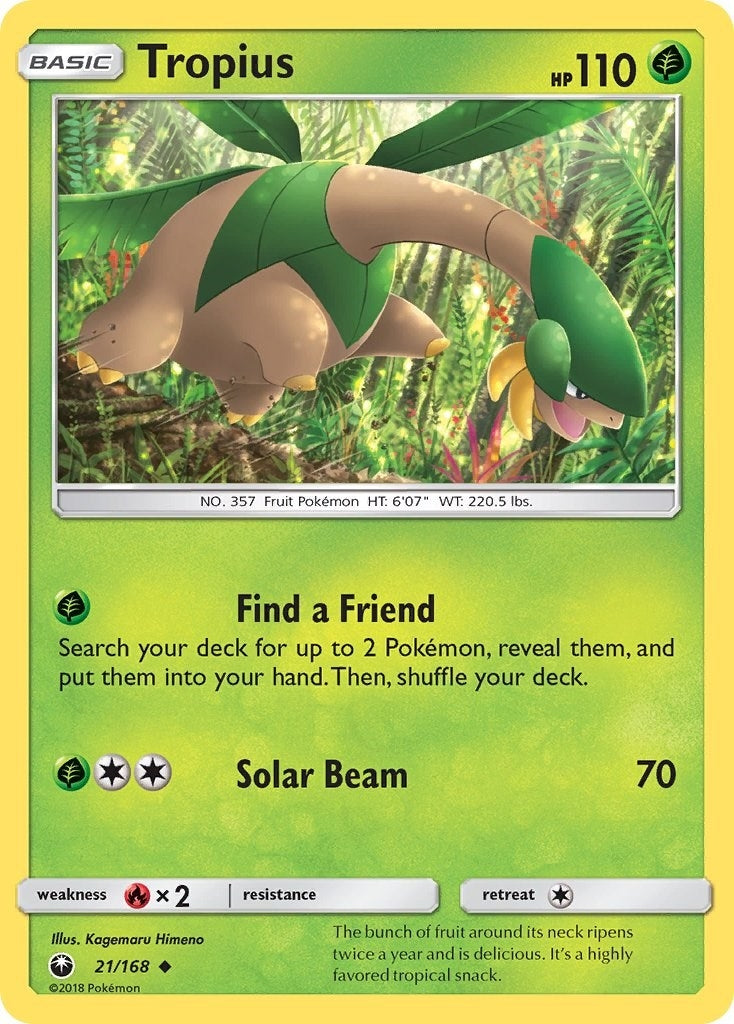 Image for Tropius (21/168) (CES) - Pokemon