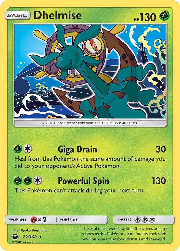 Image for Dhelmise (22/168) (CES) - Pokemon