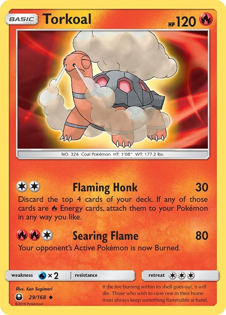 Image for Torkoal (29/168) (CES) - Pokemon