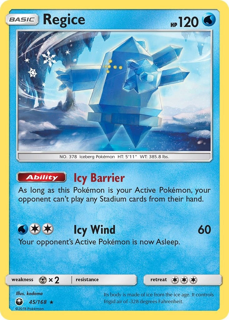 Image for Regice (45/168) (CES) - Pokemon