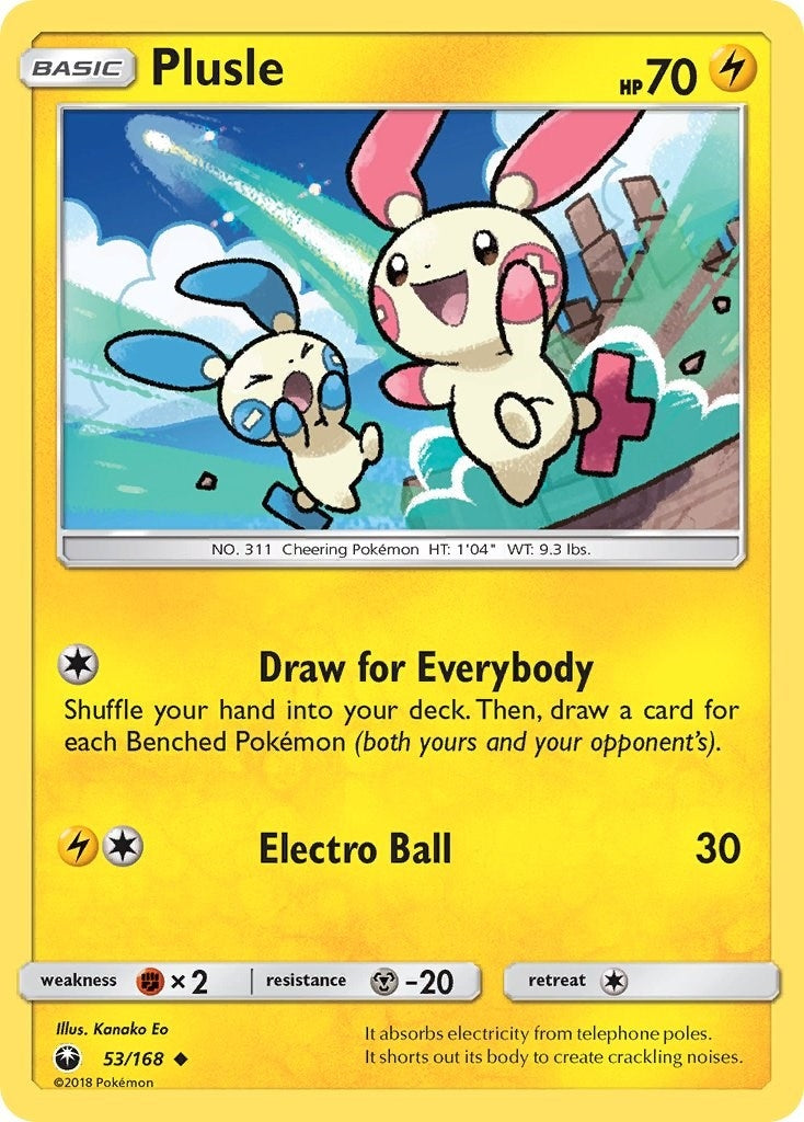 Image for Plusle (53/168) (CES) - Pokemon
