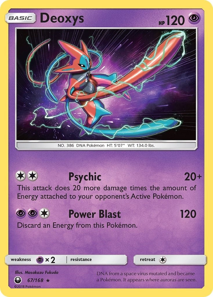 Image for Deoxys (67) (67/168) (CES) - Pokemon
