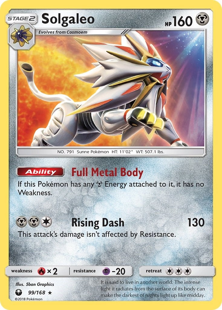Image for Solgaleo (99/168) (CES) - Pokemon