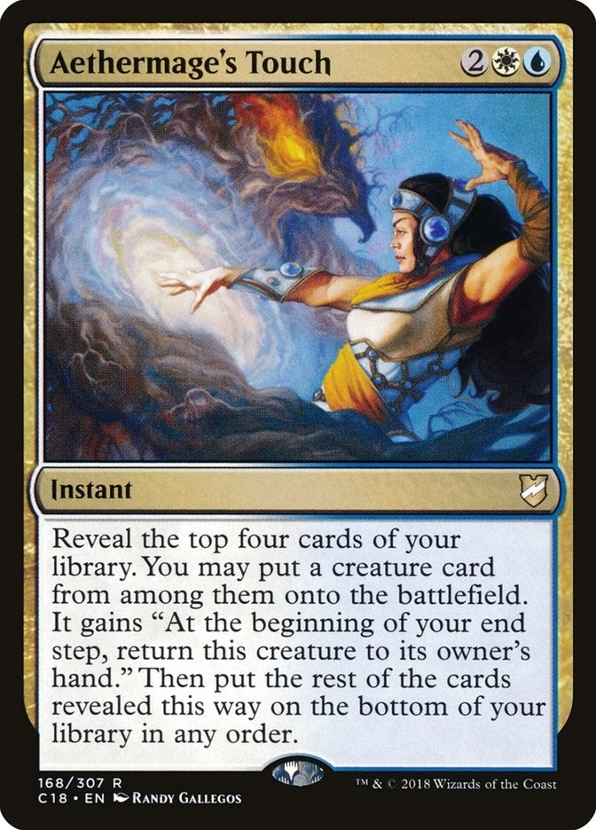 Image for Aethermage's Touch (168) (Commander 2018) - Magic: The Gathering