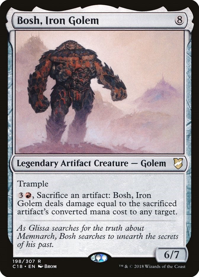 Image for Bosh, Iron Golem (198) (Commander 2018) - Magic: The Gathering