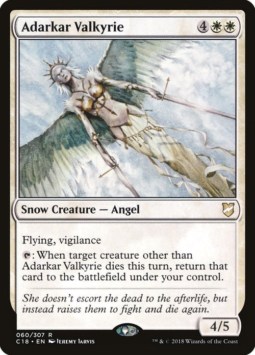 Image for Adarkar Valkyrie (60) (Commander 2018) - Magic: The Gathering