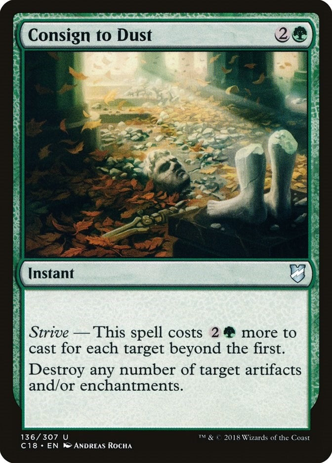 Image for Consign to Dust (136) (Commander 2018) - Magic: The Gathering