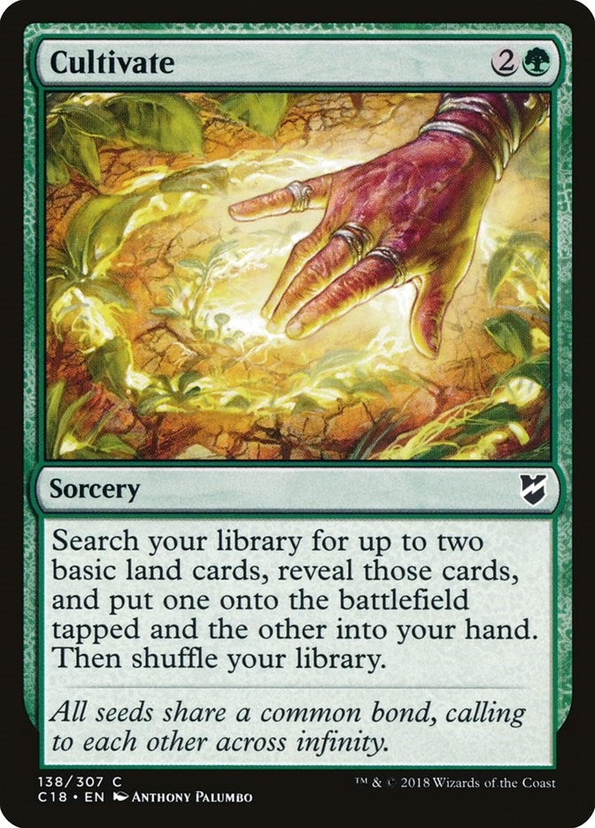 Image for Cultivate (138) (Commander 2018) - Magic: The Gathering