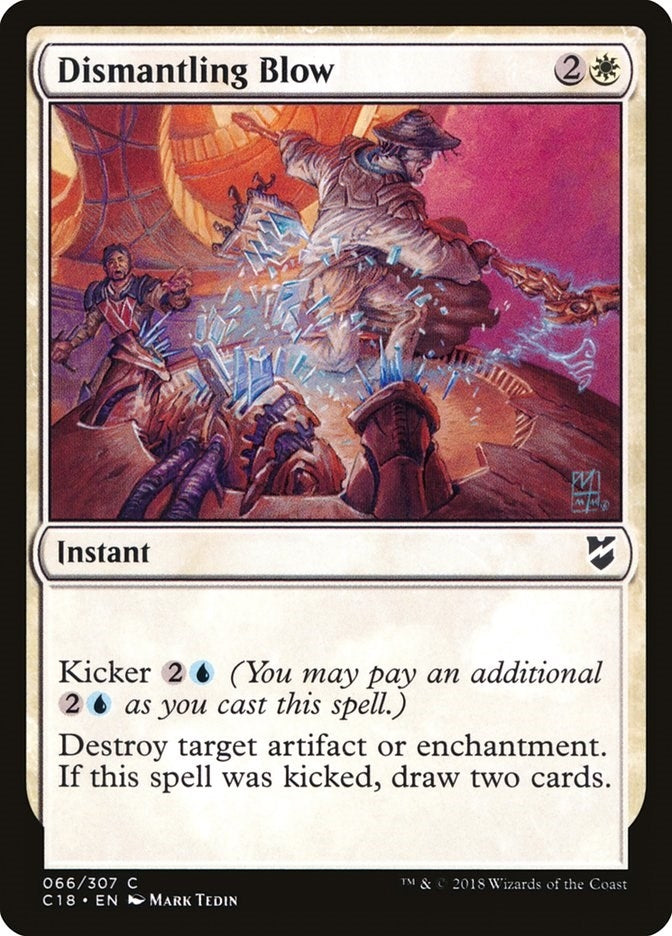 Image for Dismantling Blow (66) (Commander 2018) - Magic: The Gathering