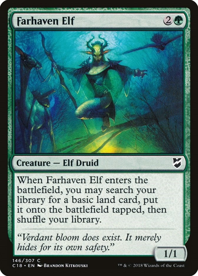 Image for Farhaven Elf (146) (Commander 2018) - Magic: The Gathering