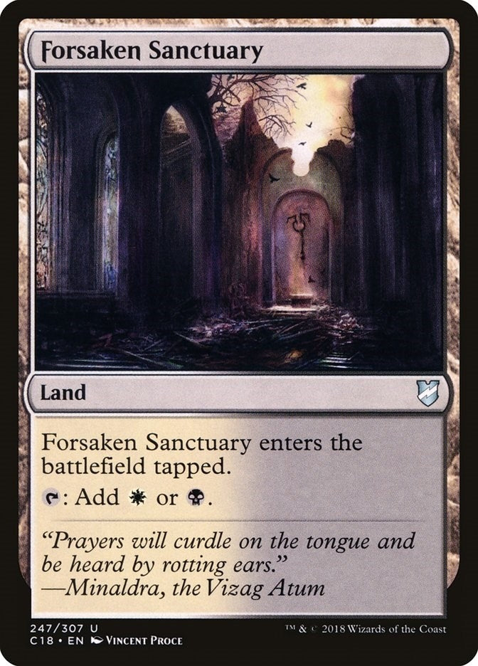 Image for Forsaken Sanctuary (247) (Commander 2018) - Magic: The Gathering