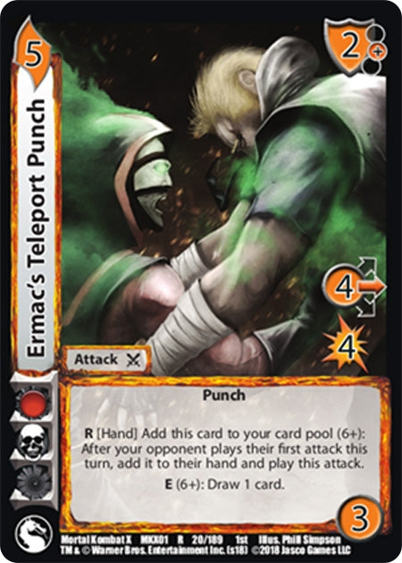 Image for Ermac's Teleport Punch (20) (Mortal Kombat X) - UniVersus