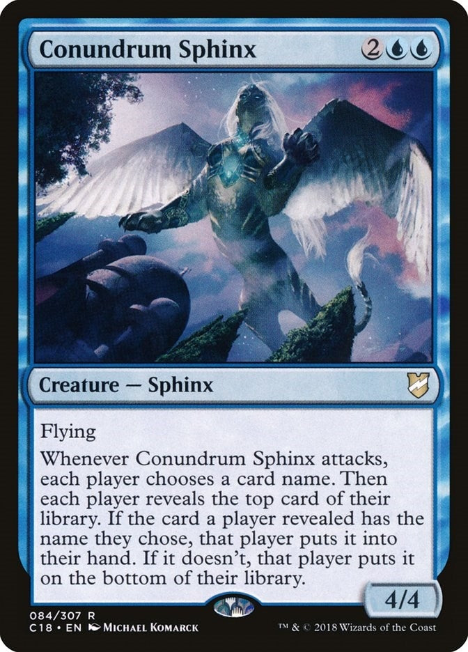 Image for Conundrum Sphinx (84) (Commander 2018) - Magic: The Gathering