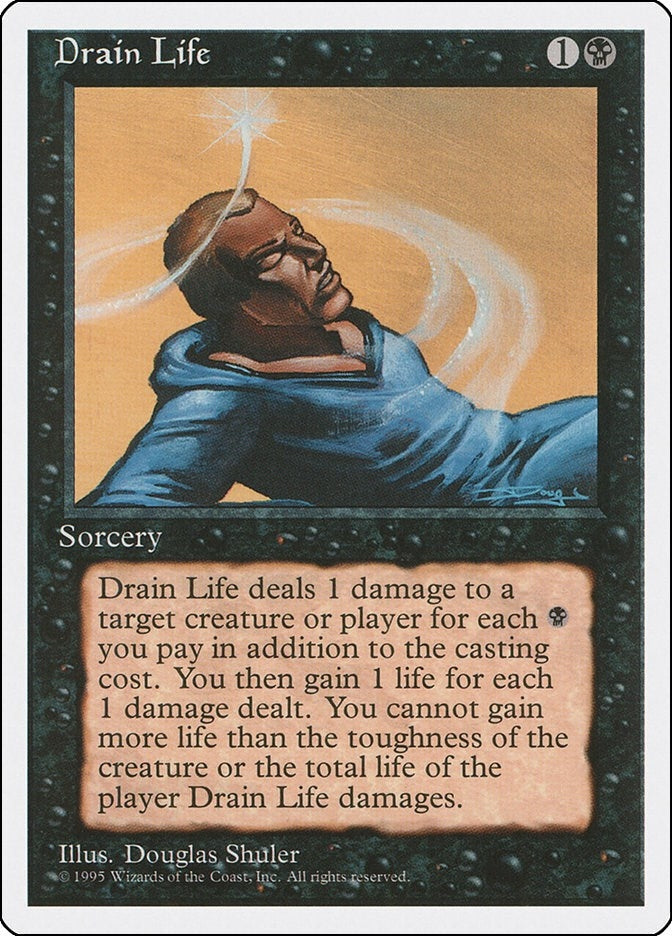 Image for Drain Life (16) (Fourth Edition) - Magic: The Gathering