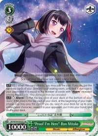 Image for "Proof I'm Here" Ran Mitake (SR) (BD/W54-E032S SR) (BanG Dream! Girls Band Party!) - Weiss Schwarz