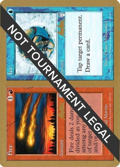 Image for Fire // Ice - 2002 Brian Kibler (APC) (World Championship Decks) - Magic: The Gathering