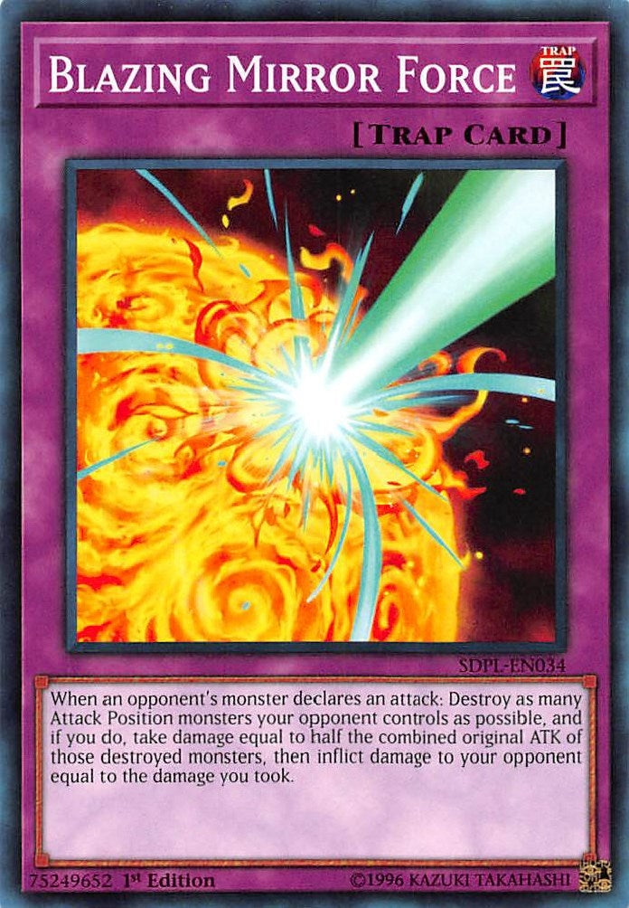 Image for Blazing Mirror Force (SDPL-EN034) (SDPL) - YuGiOh