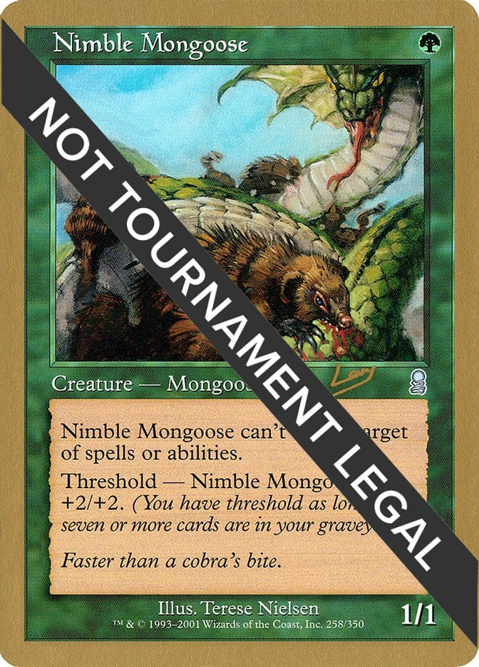 Image for Nimble Mongoose - 2002 Raphael Levy (ODY) (World Championship Decks) - Magic: The Gathering