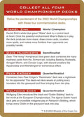 Image for 2003 World Championship Advertisement Card (World Championship Decks) - Magic: The Gathering