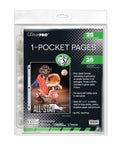 Image for Ultra Pro 1-Pocket Antimicrobial Pages 8.5" x 11" (25-Pack) - Card Sleeves