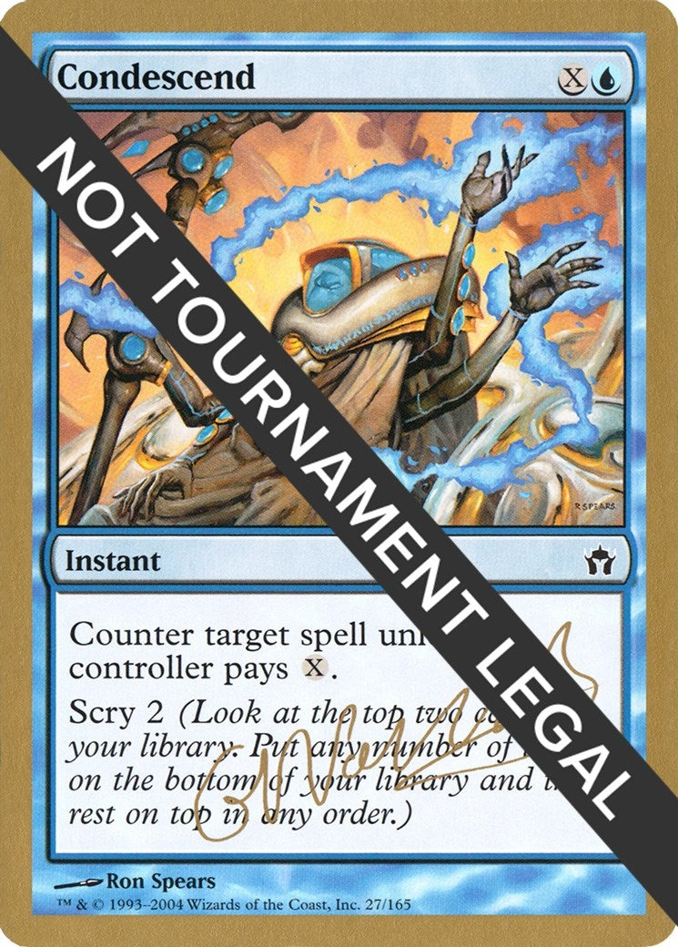 Image for Condescend - 2004 Gabriel Nassif (5DN) (World Championship Decks) - Magic: The Gathering