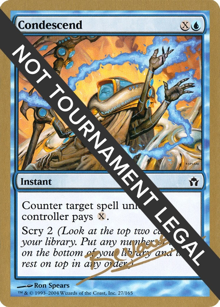 Image for Condescend - 2004 Manuel Bevand (5DN) (World Championship Decks) - Magic: The Gathering