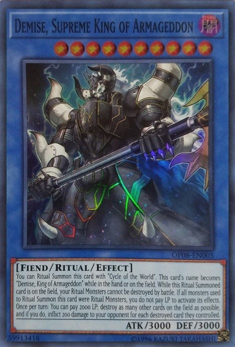 Image for Demise, Supreme King of Armageddon (OP08-EN005) (OP08) - YuGiOh