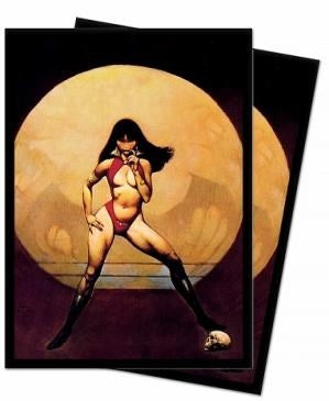 Image for Vampirella "Vampire Mistress" Standard Deck Protector sleeves by Frank Frazetta (100-Pack) - Card Sleeves
