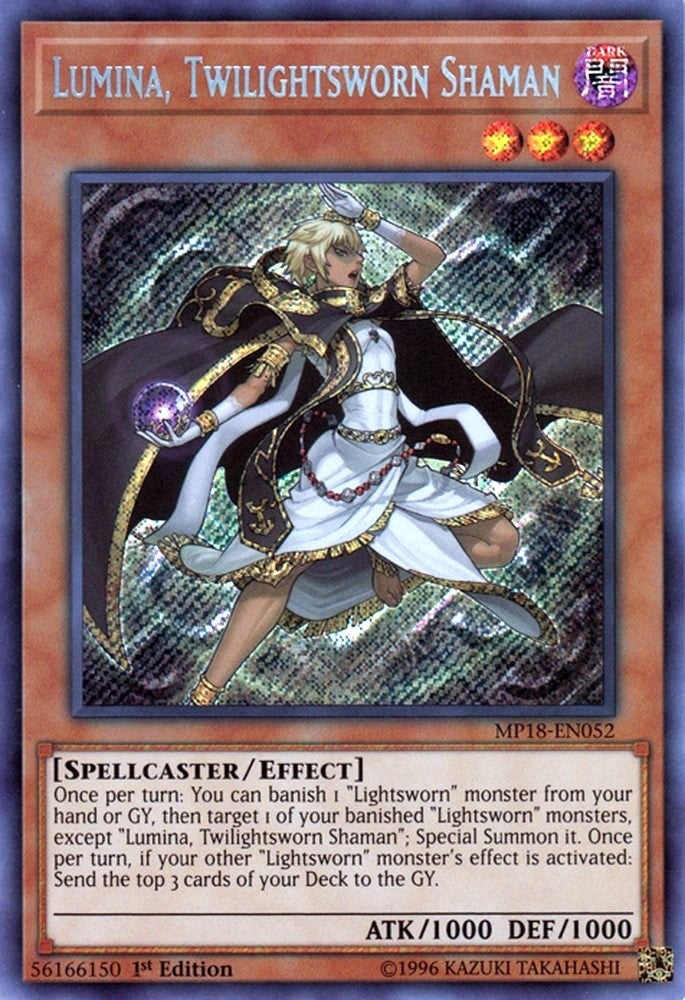 Image for Lumina, Twilightsworn Shaman (MP18-EN052) (MP18) - YuGiOh