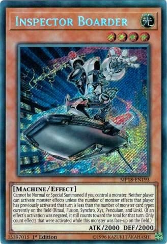 Image for Inspector Boarder (MP18-EN193) (MP18) - YuGiOh