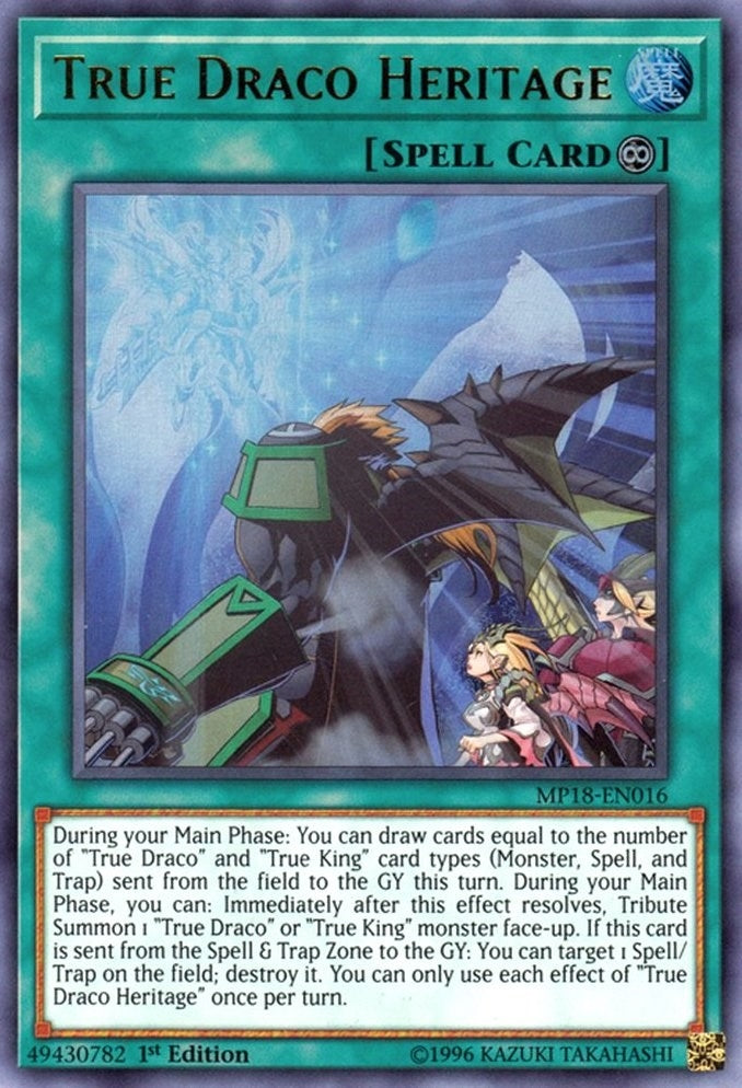 Image for True Draco Heritage (MP18-EN016) (MP18) - YuGiOh