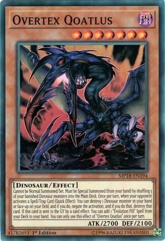 Image for Overtex Qoatlus (MP18-EN194) (MP18) - YuGiOh