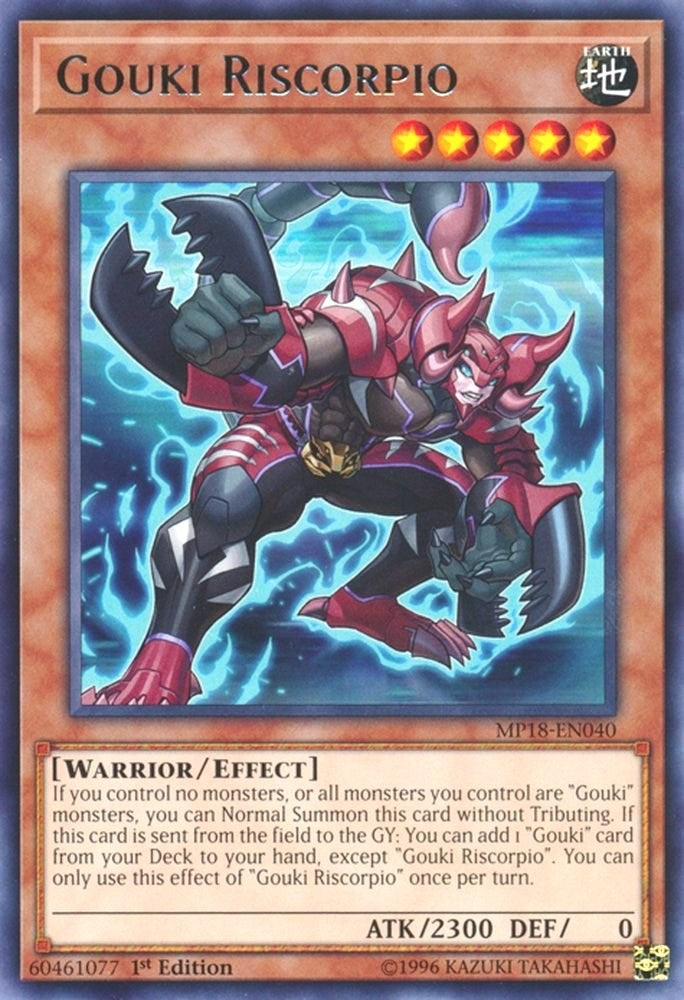Image for Gouki Riscorpio (MP18-EN040) (MP18) - YuGiOh