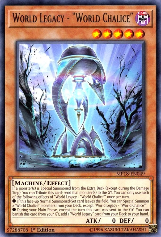Image for World Legacy - "World Chalice" (MP18-EN049) (MP18) - YuGiOh